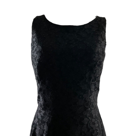 Speechless Women's 11 Black Lace Dress Open Back Fit and Flare Formal Party - Picture 10 of 13